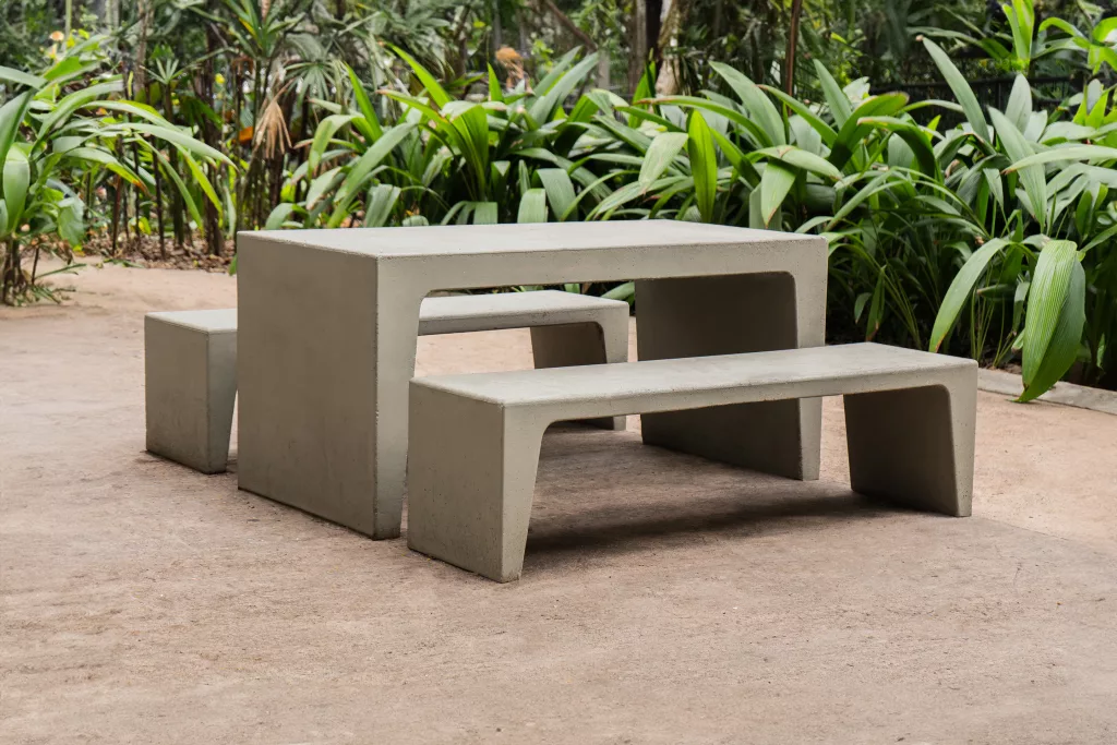 Mesas de concreto Cimbrados